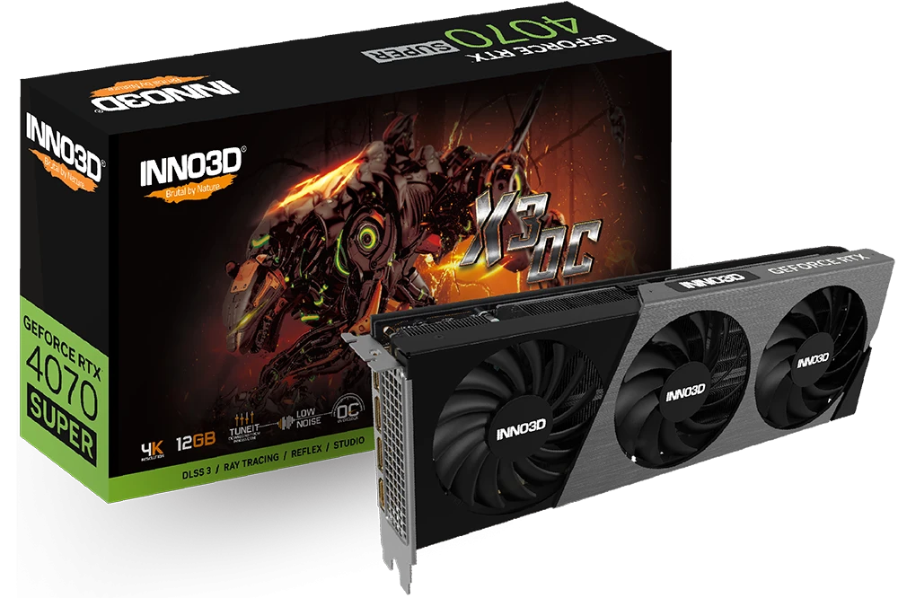 INNO3D GeForce RTX 4070 SUPER X3 OC